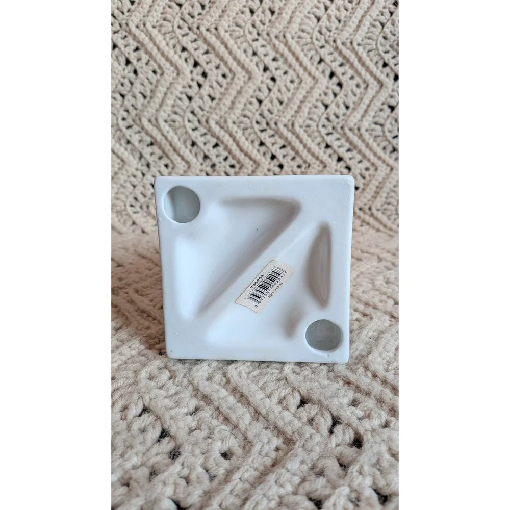SIA Home Fashion White Ceramic Multi Stem Bud Vase Spiragoya 705204 Modern Decor